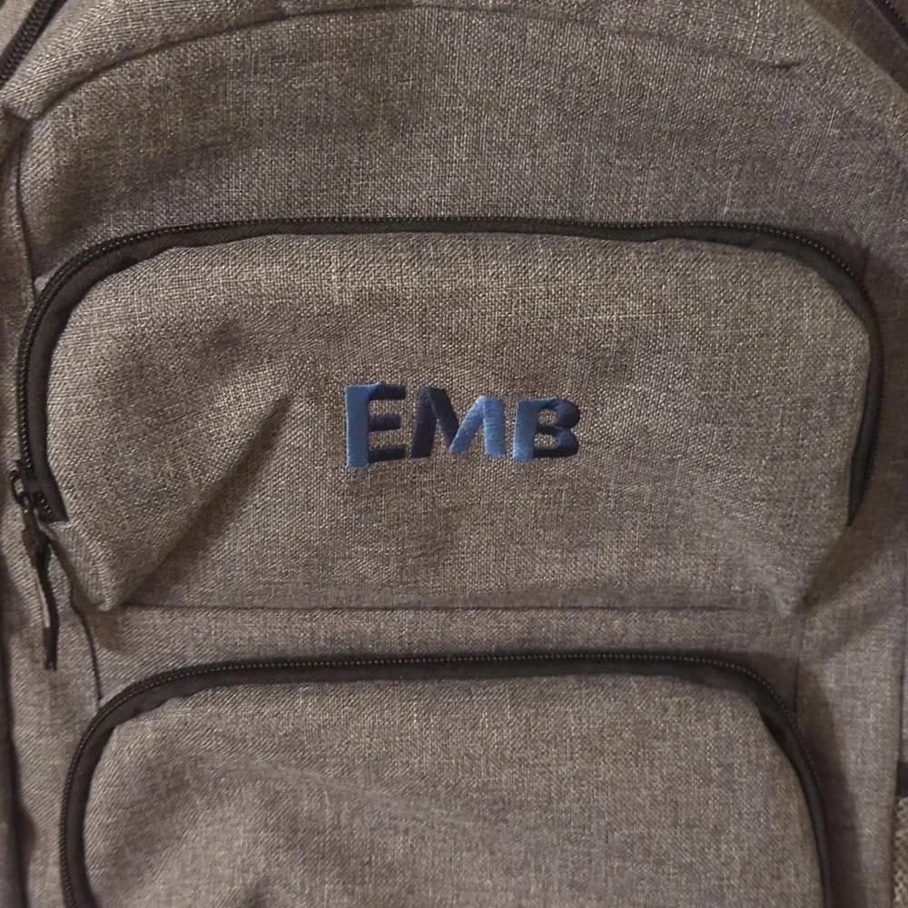 New Lightweight Gray Backpack - Picture 3 of 4